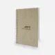 Carnet de note JCI couverture bois (A5)