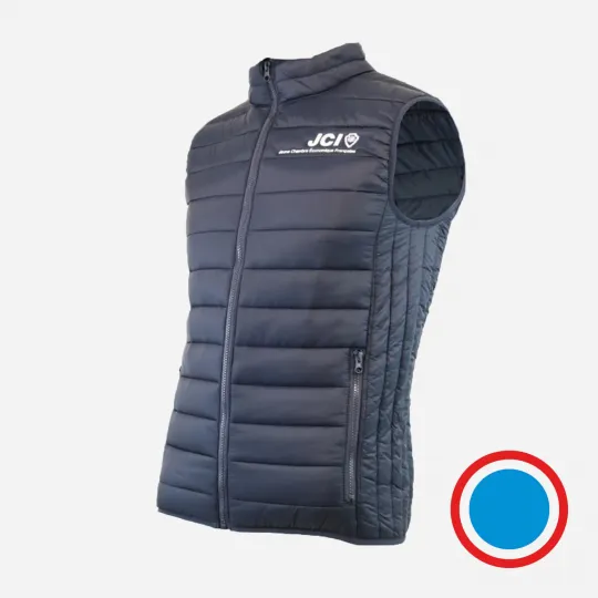 Doudoune sans manches JCI fabriquée en France