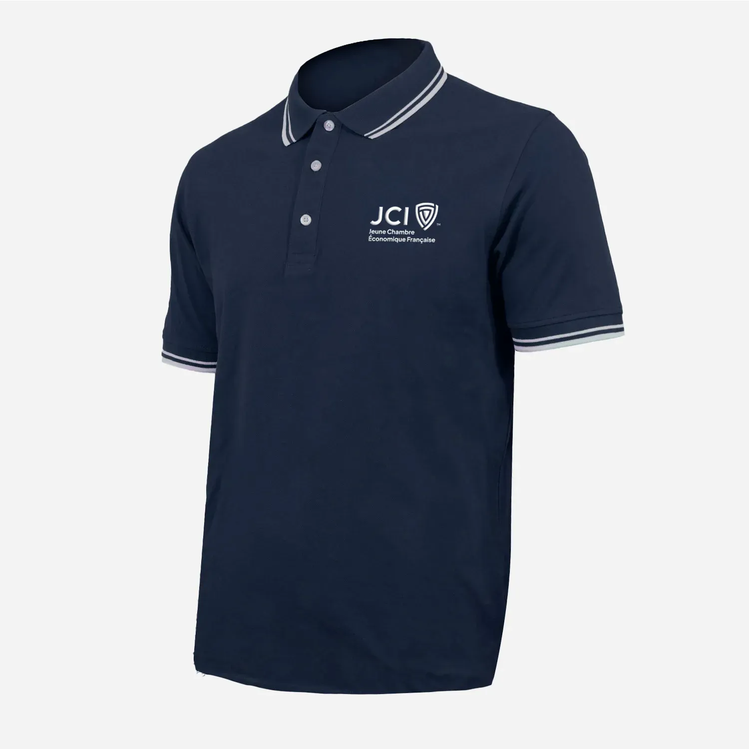 Polo JCEF au cœur + Locale ou fédé au dos