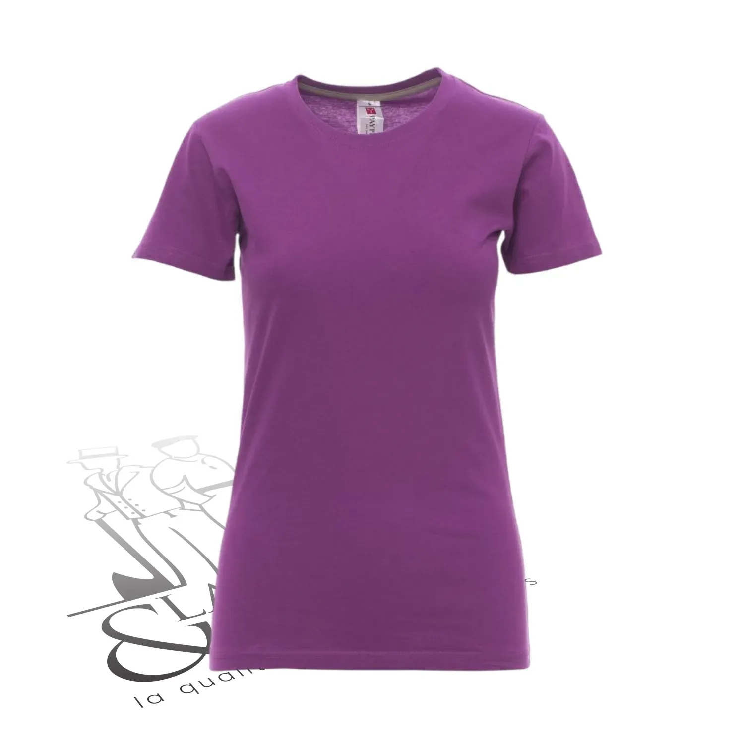 T-shirt de travail femme col rond