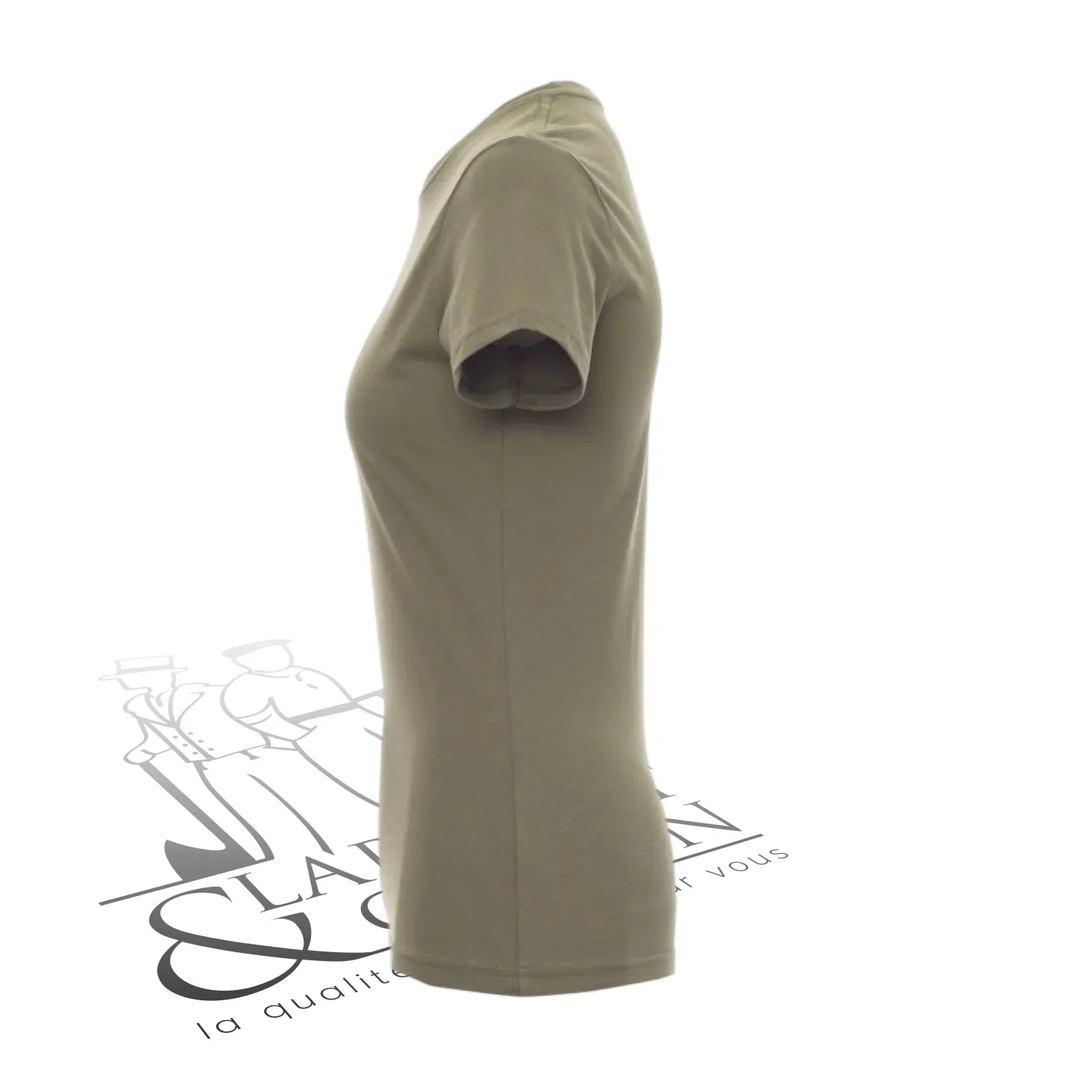 T-shirt de travail femme col rond