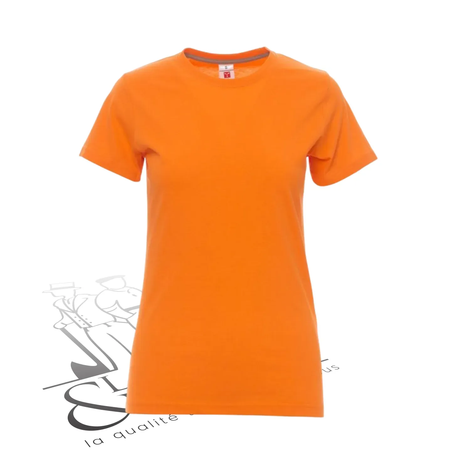 T-shirt de travail femme col rond