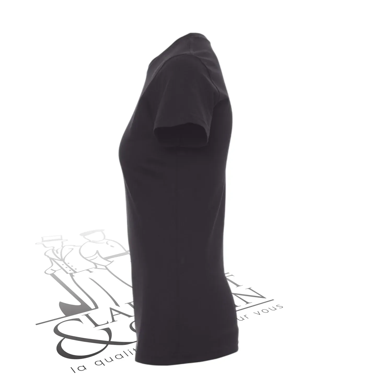 T-shirt de travail femme col rond