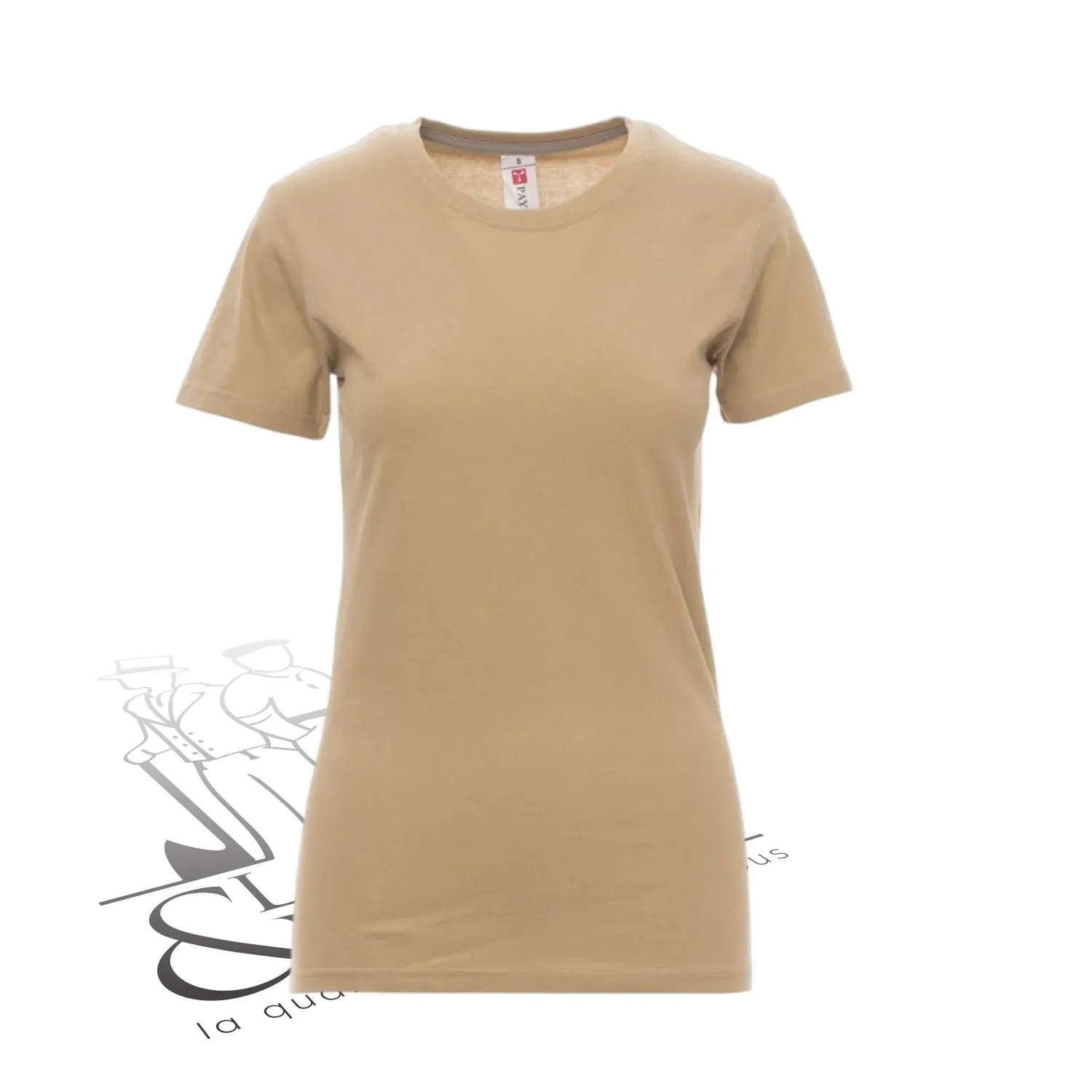T-shirt de travail femme col rond