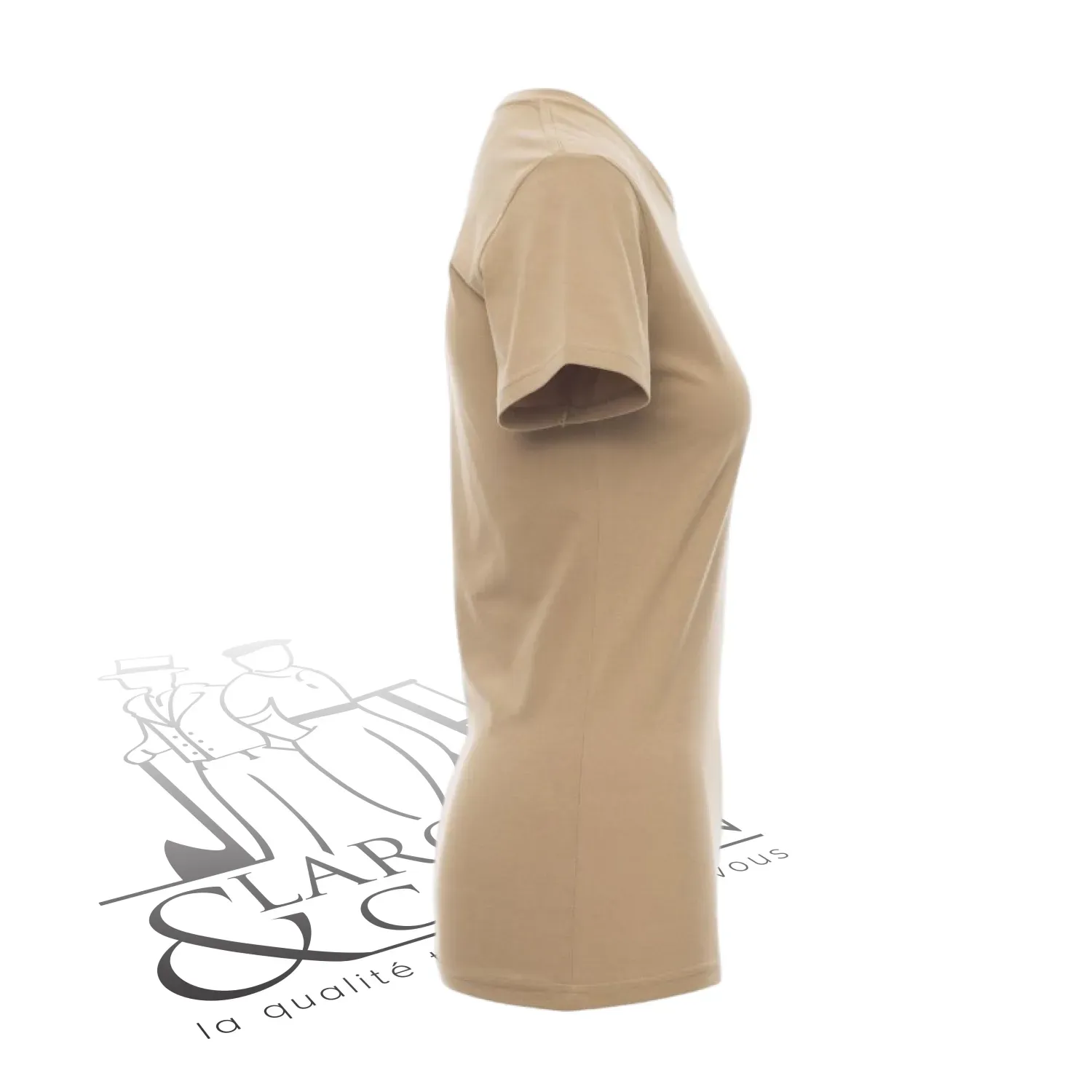 T-shirt de travail femme col rond