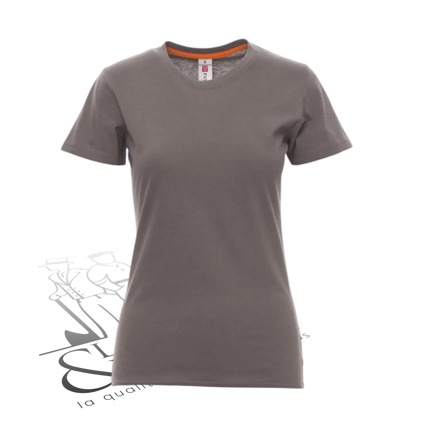 T-shirt de travail femme col rond