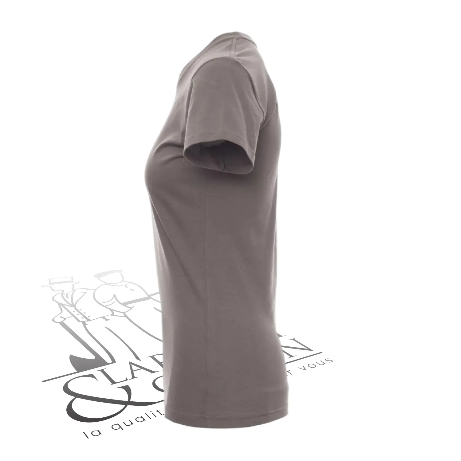 T-shirt de travail femme col rond