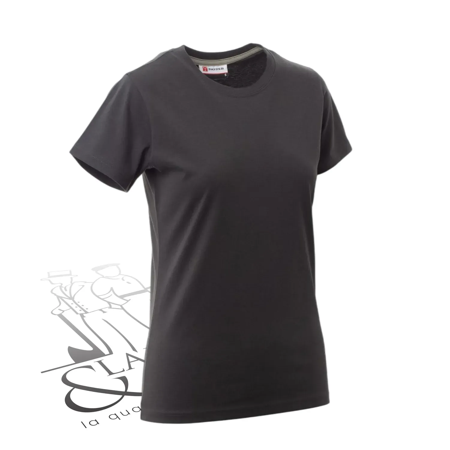 T-shirt de travail femme col rond