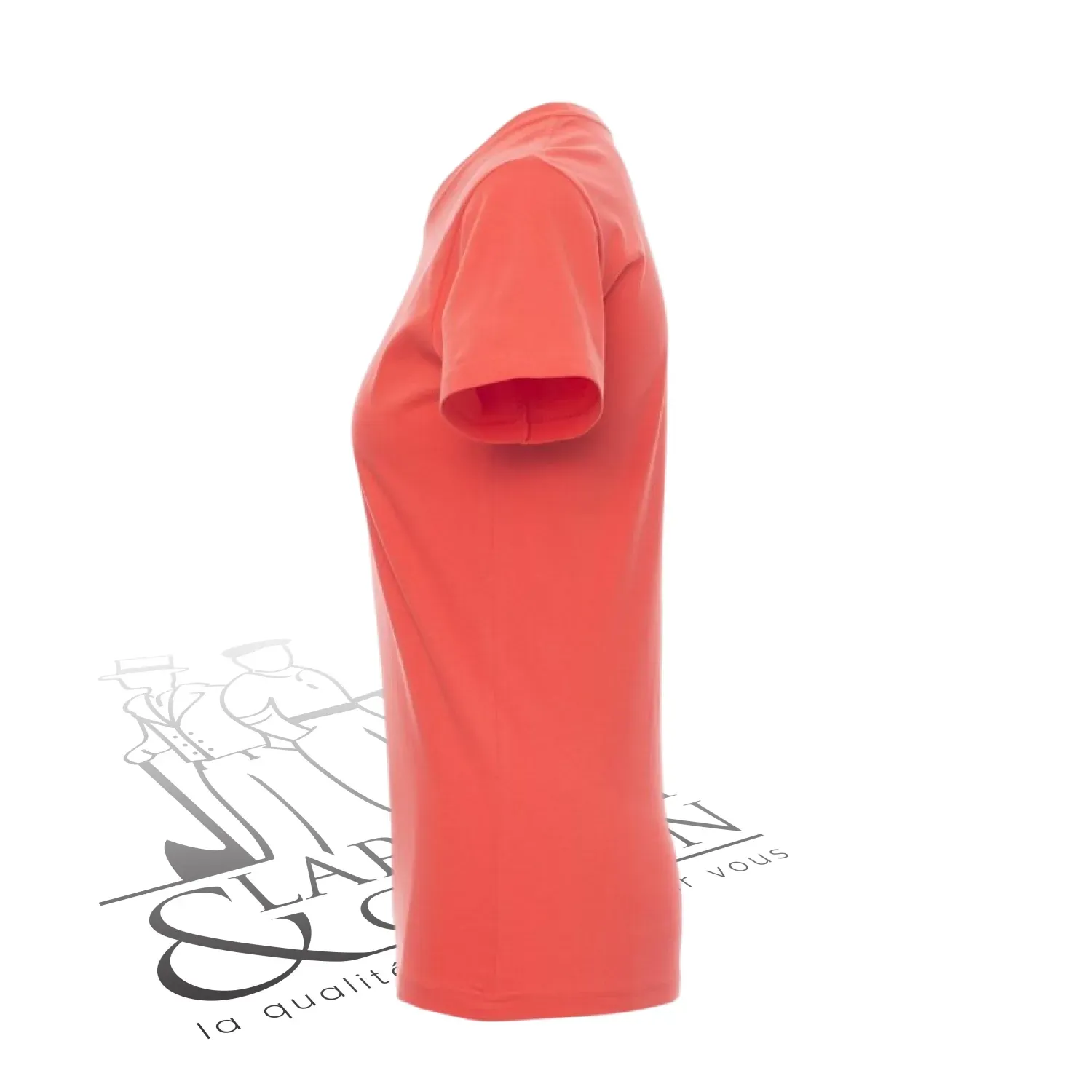 T-shirt de travail femme col rond