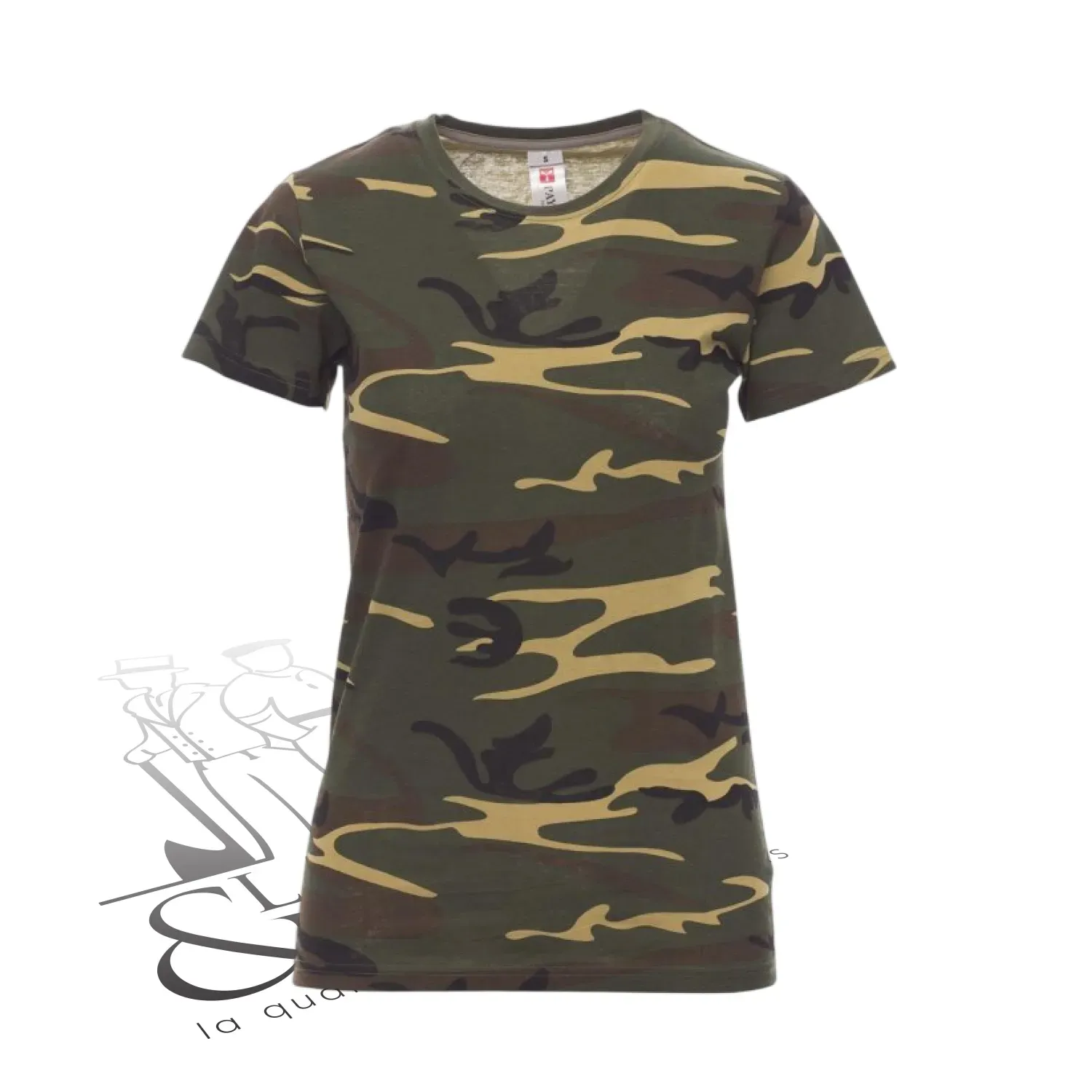 T-shirt de travail femme col rond