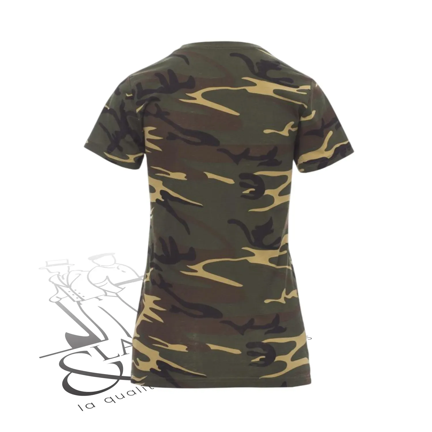 T-shirt de travail femme col rond