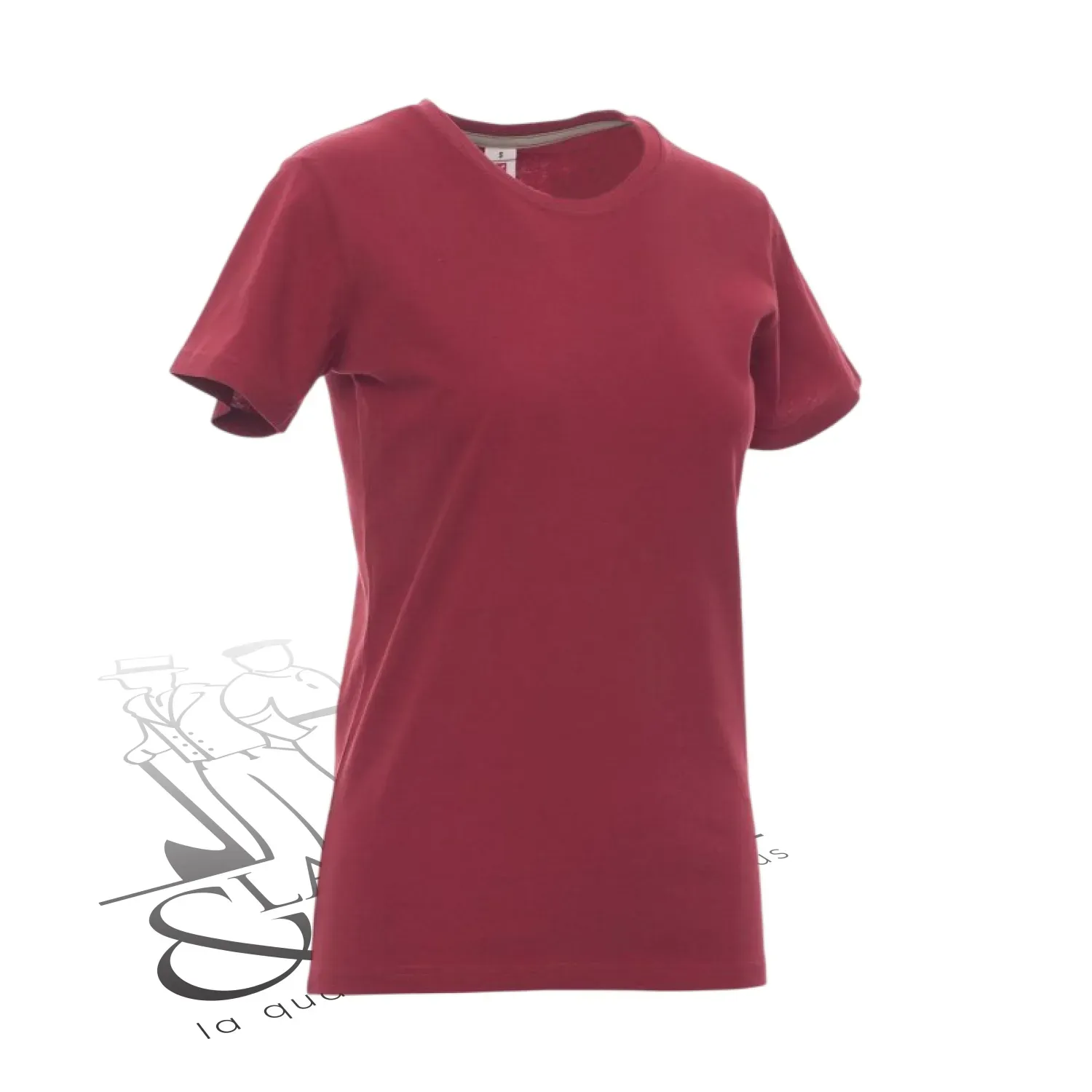 T-shirt de travail femme col rond