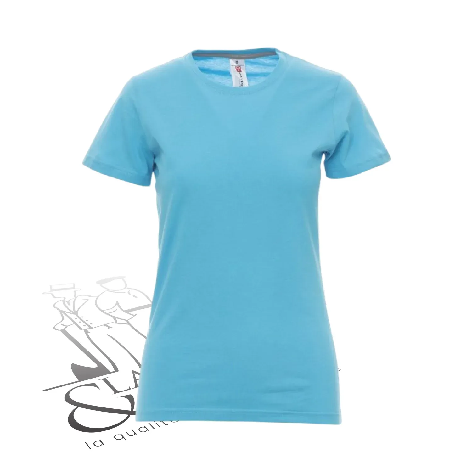 T-shirt de travail femme col rond