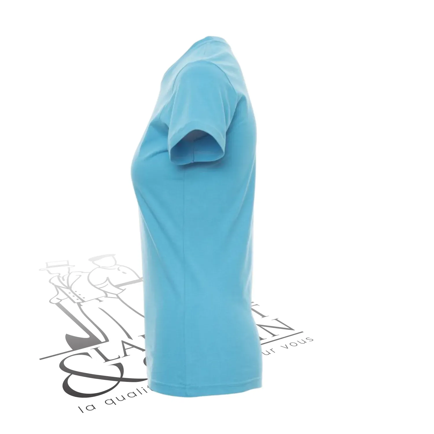 T-shirt de travail femme col rond