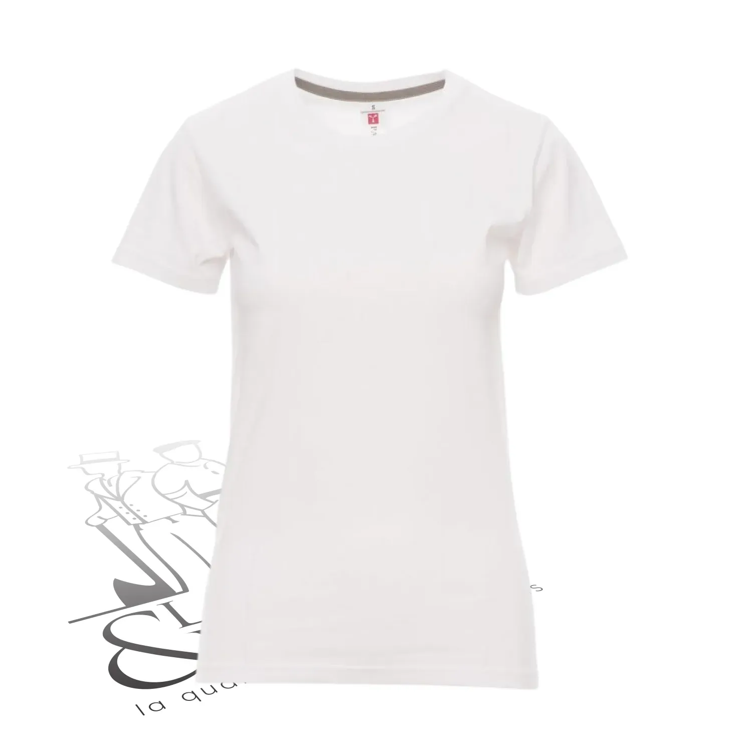 T-shirt de travail femme col rond