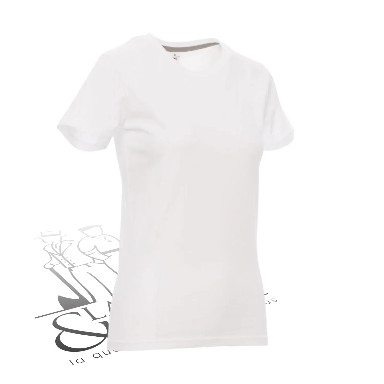 T-shirt de travail femme col rond