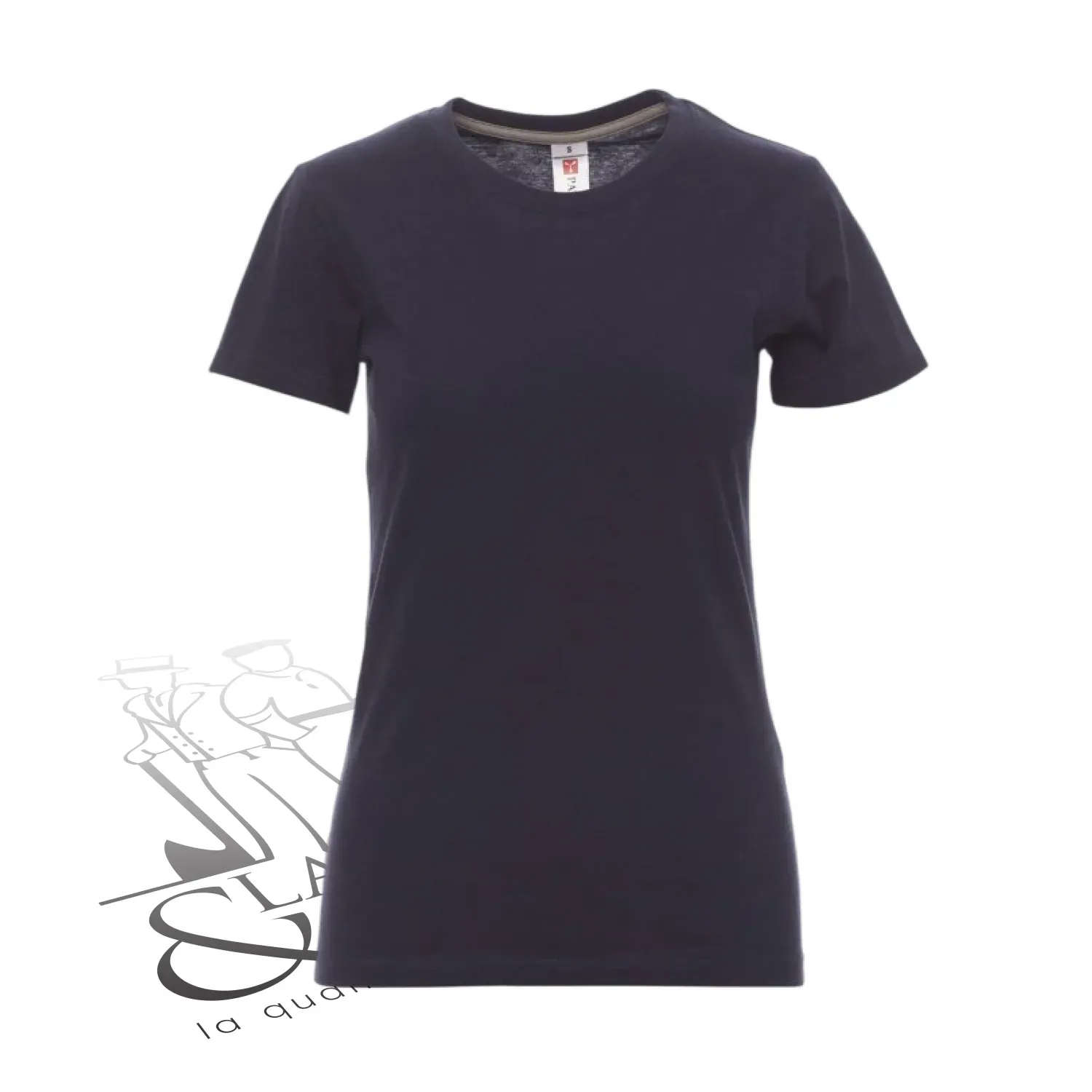 T-shirt de travail femme col rond