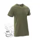 T-shirt de travail col rond - Largeot et Coltin